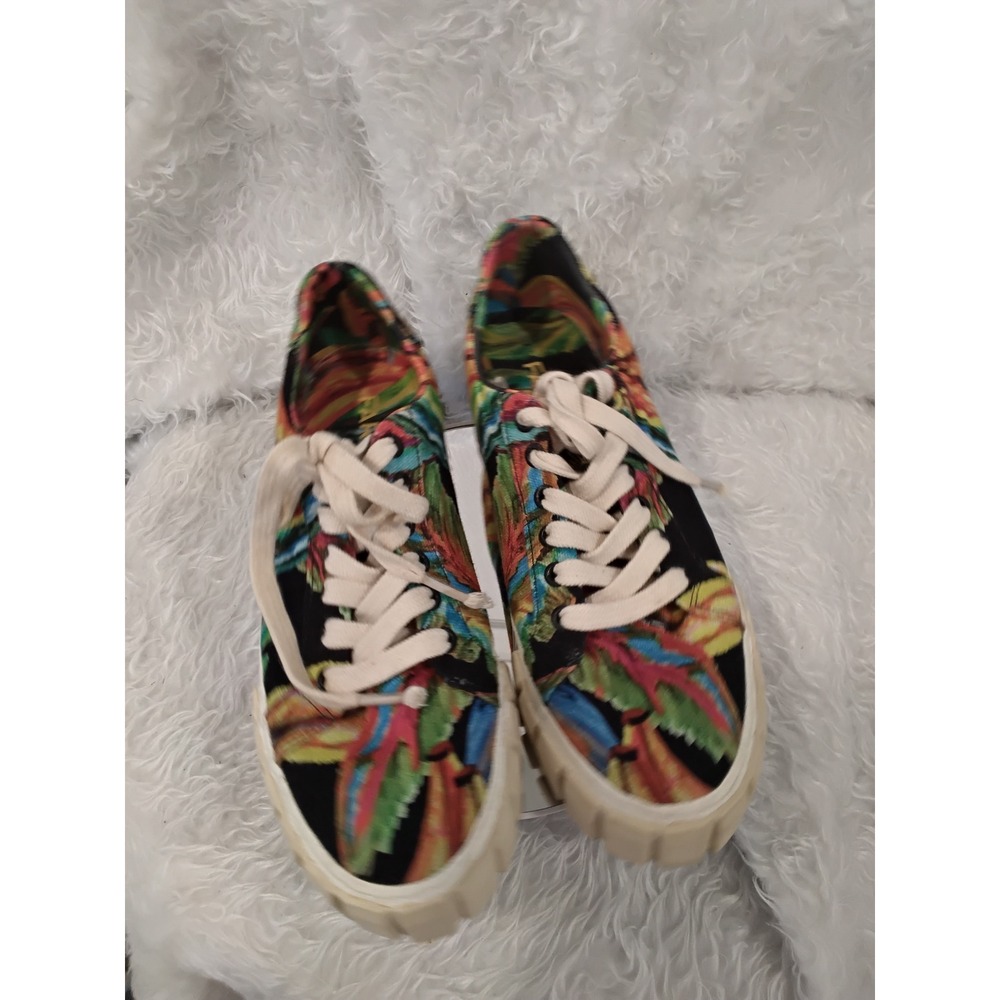 FARM Rio Tropical Leaf Print Lace Up‎ Sneakers Women's Size 8.5